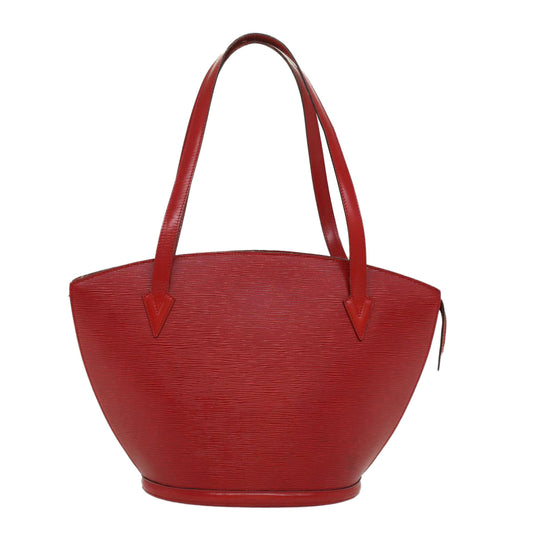LOUIS VUITTON Epi Saint Jacques Shopping Shoulder Bag Red M52277 LV 48963