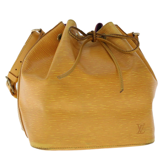 LOUIS VUITTON Epi Petit Noe Shoulder Bag Tassili Yellow M44109 LV 48975