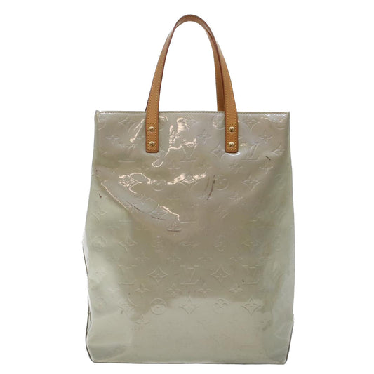 LOUIS VUITTON Monogram Vernis Reade MM Hand Bag Gris M91142 LV 49003