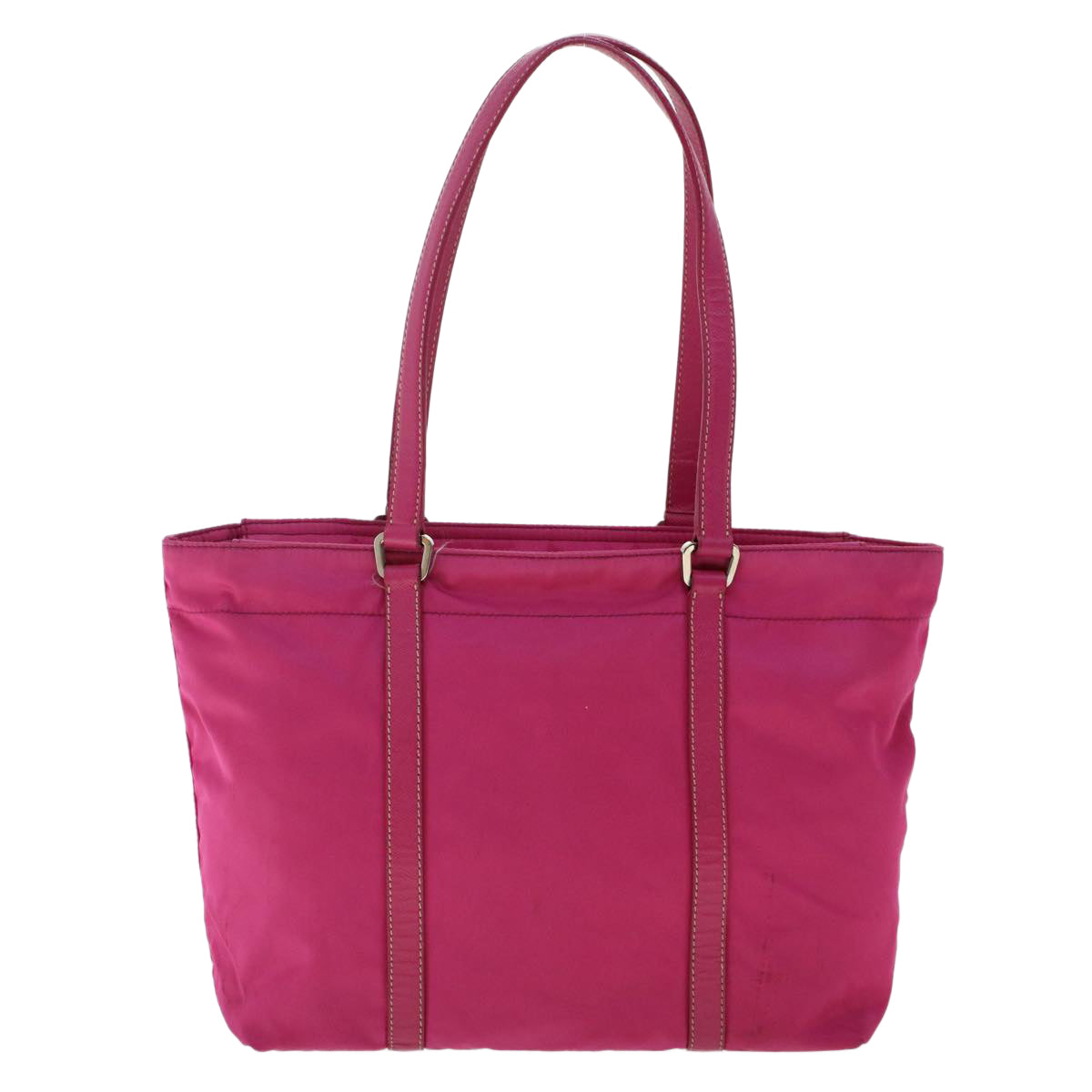 Prada Hand Bag Nylon Leather Pink