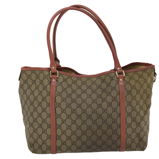 Gucci Leather Canvas Tote