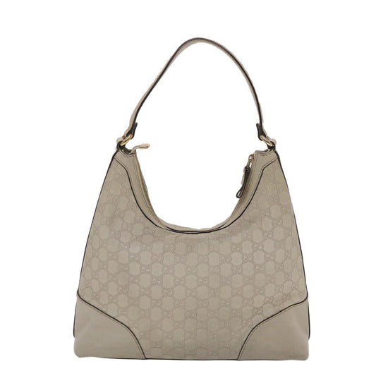 Gucci Leather Canvas Shoulder Bag