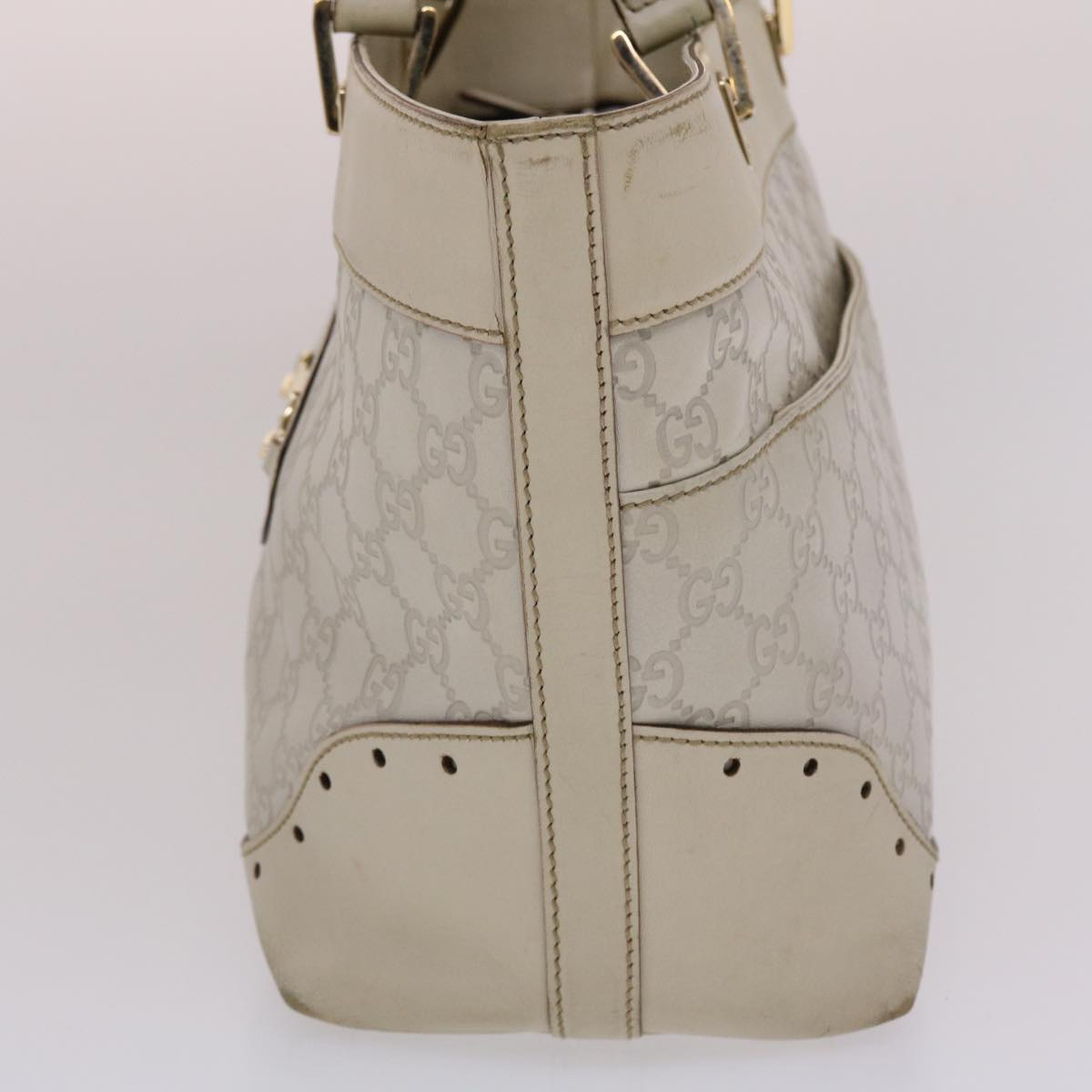 Gucci Leather Canvas Tote
