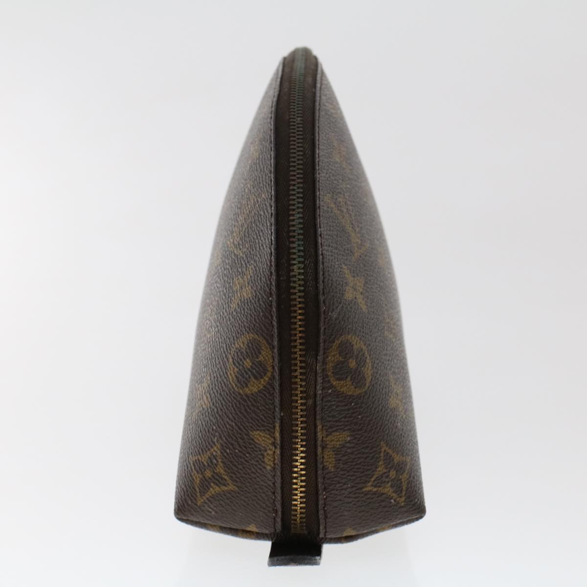 LOUIS VUITTON Monogram Trousse Demi Ronde Cosmetic Pouch LV