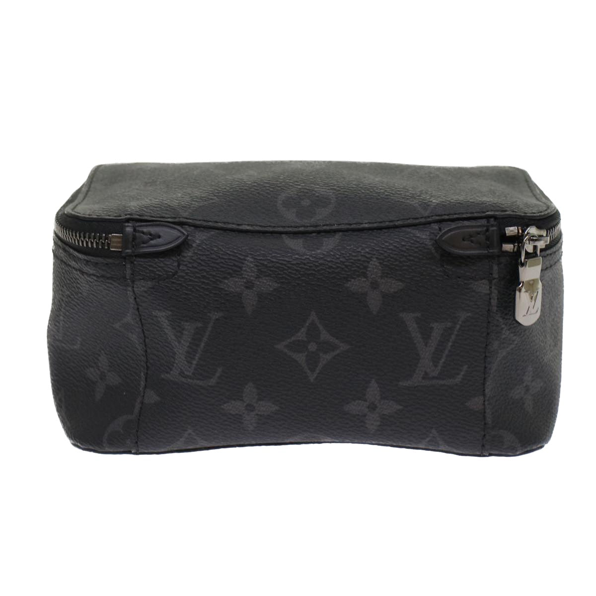 LOUIS VUITTON Monogram Eclipse Cube de Langemont PM Pouch LV Auth