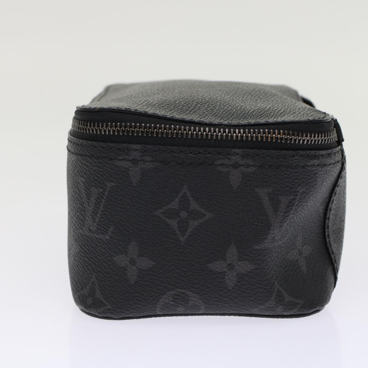 LOUIS VUITTON Monogram Eclipse Cube de Langemont PM Pouch LV Auth