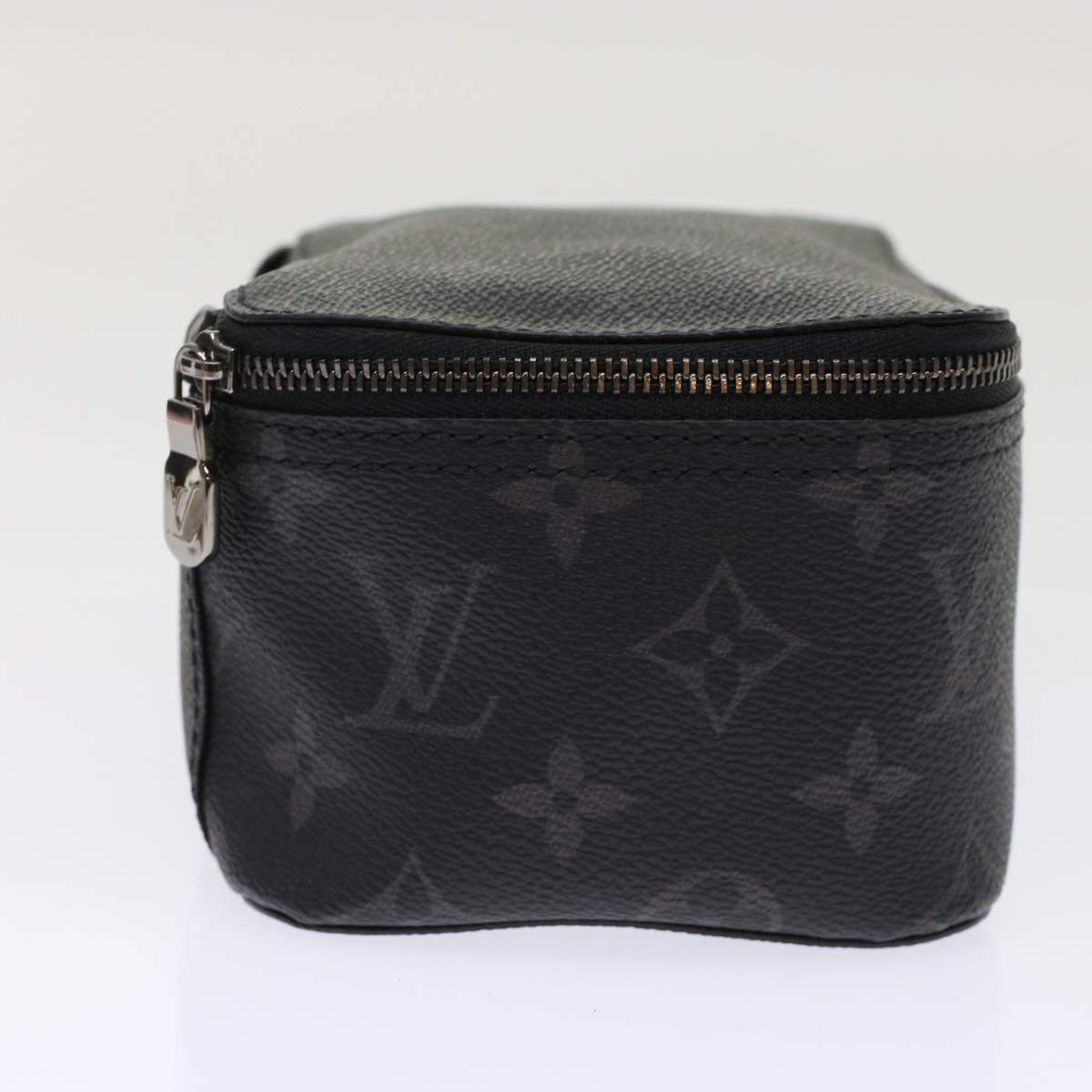 LOUIS VUITTON Monogram Eclipse Cube de Langemont PM Pouch LV Auth