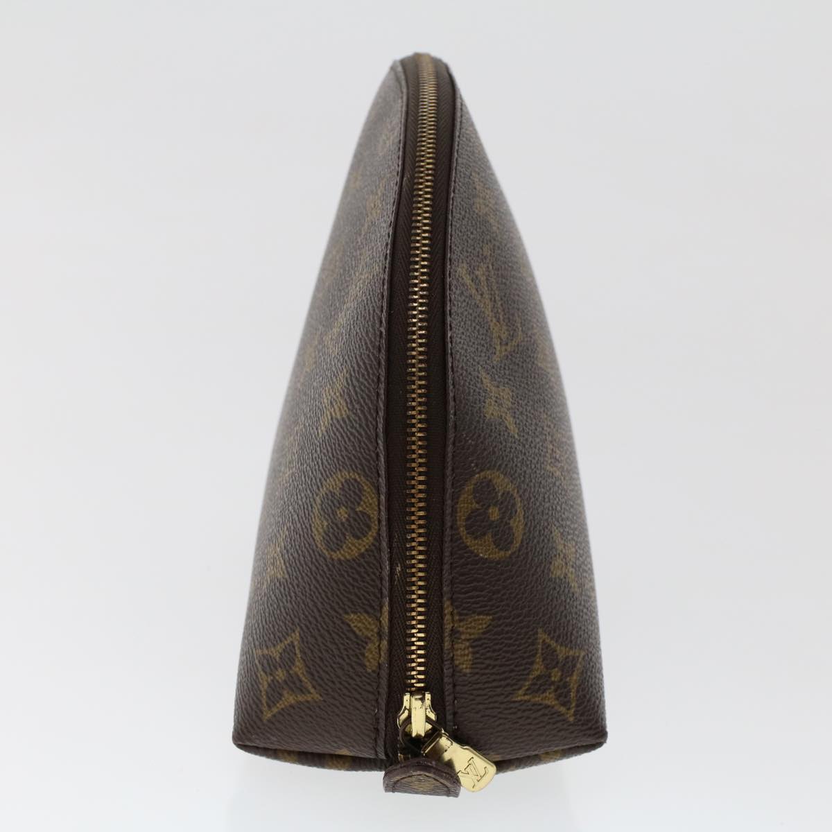 LOUIS VUITTON Monogram Trousse Demi Ronde Cosmetic Pouch LV