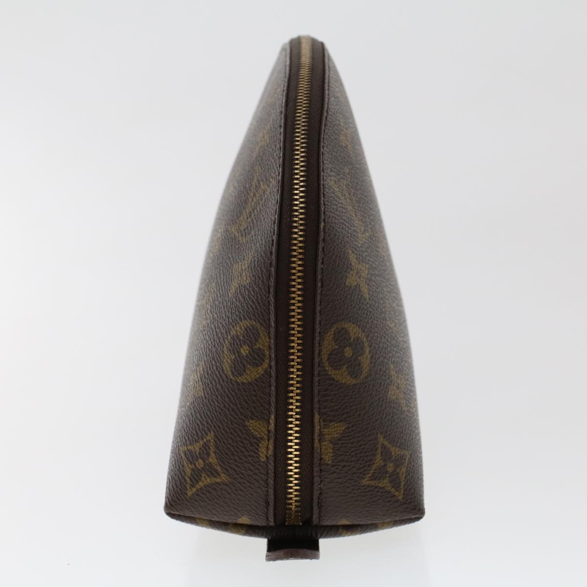 LOUIS VUITTON Monogram Trousse Demi Ronde Cosmetic Pouch LV