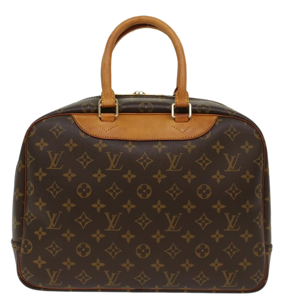 LOUIS VUITTON Monogram Deauville Hand Bag LV Auth