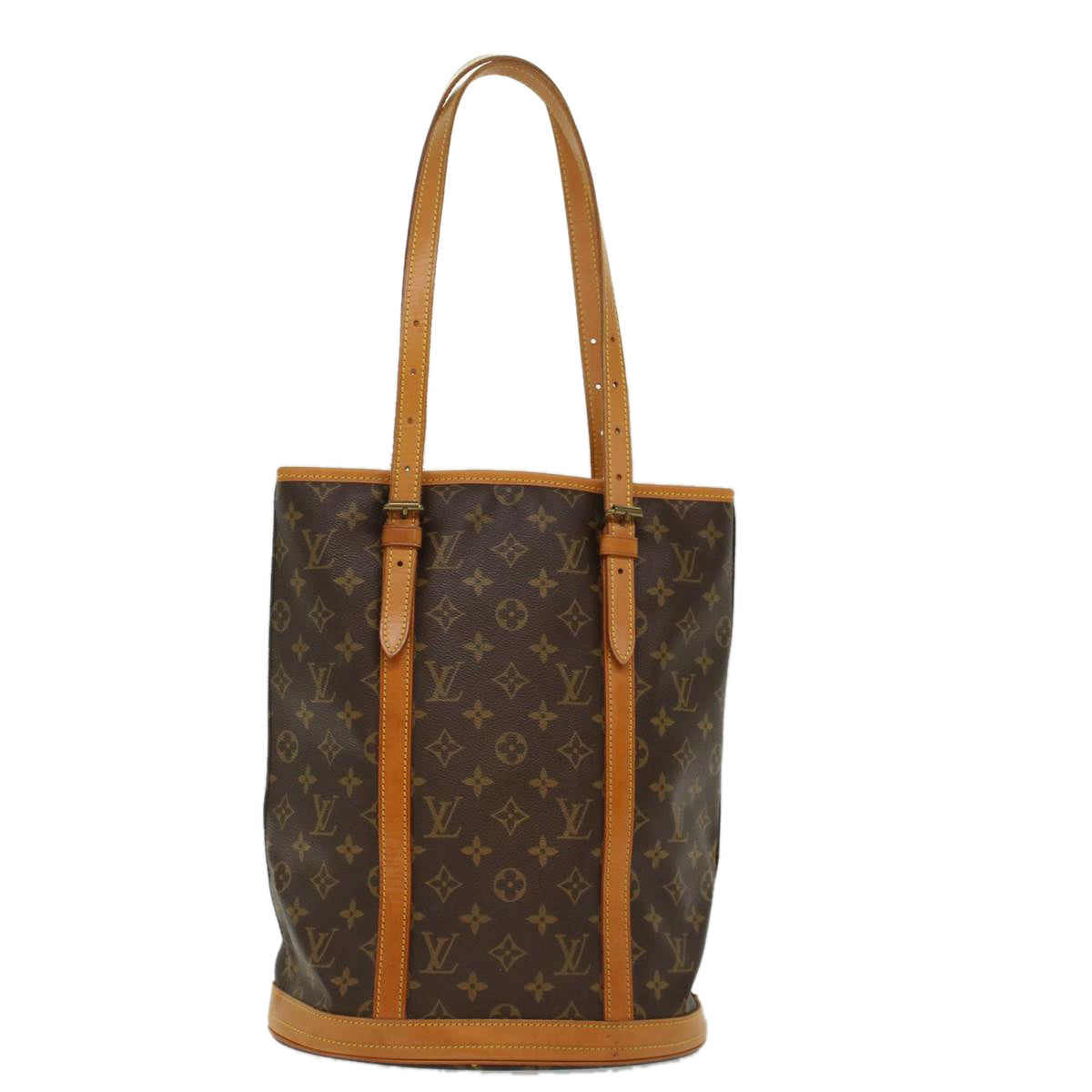 LOUIS VUITTON Monogram Bucket GM Shoulder Bag LV Auth