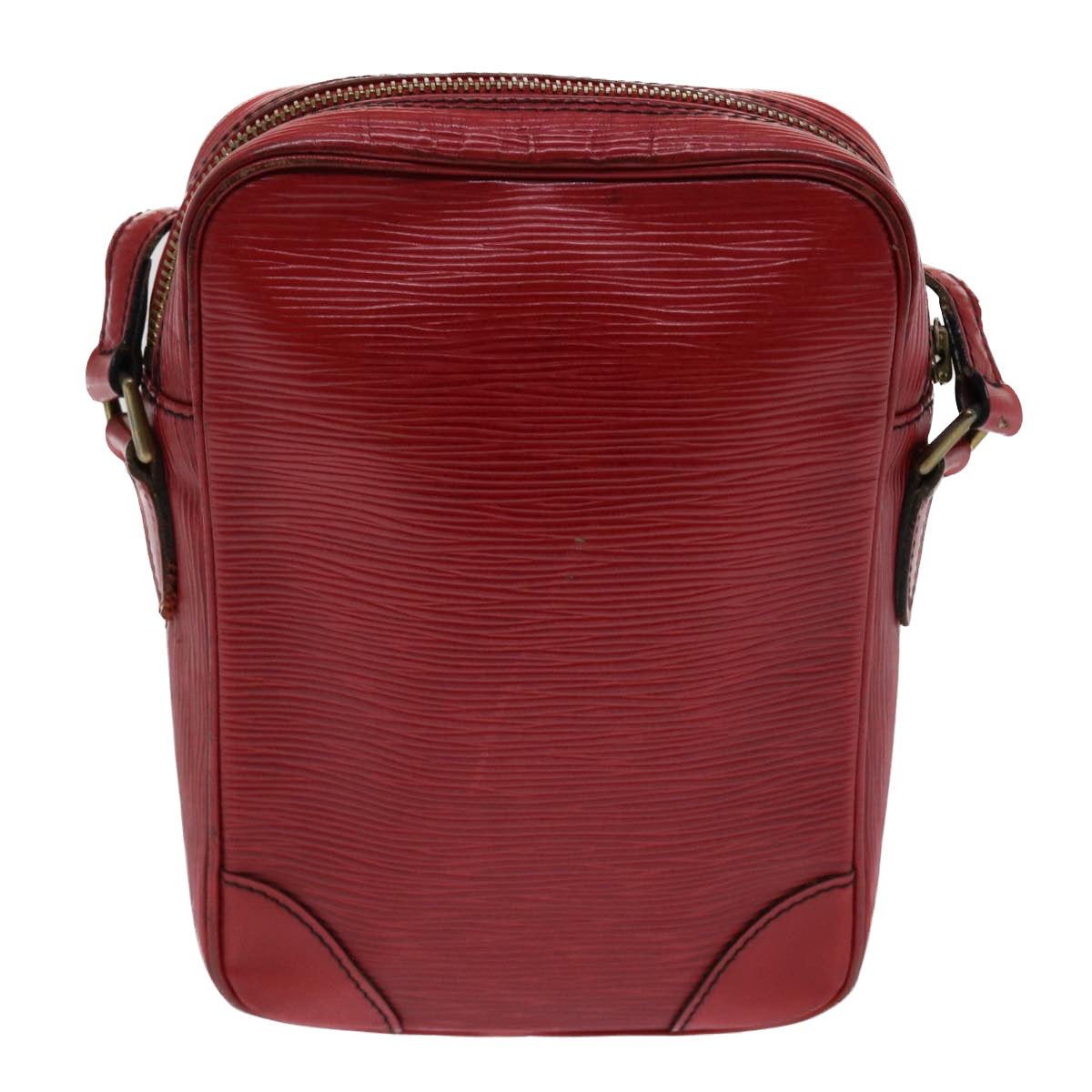 LOUIS VUITTON Epi Danube Shoulder Bag Red LV