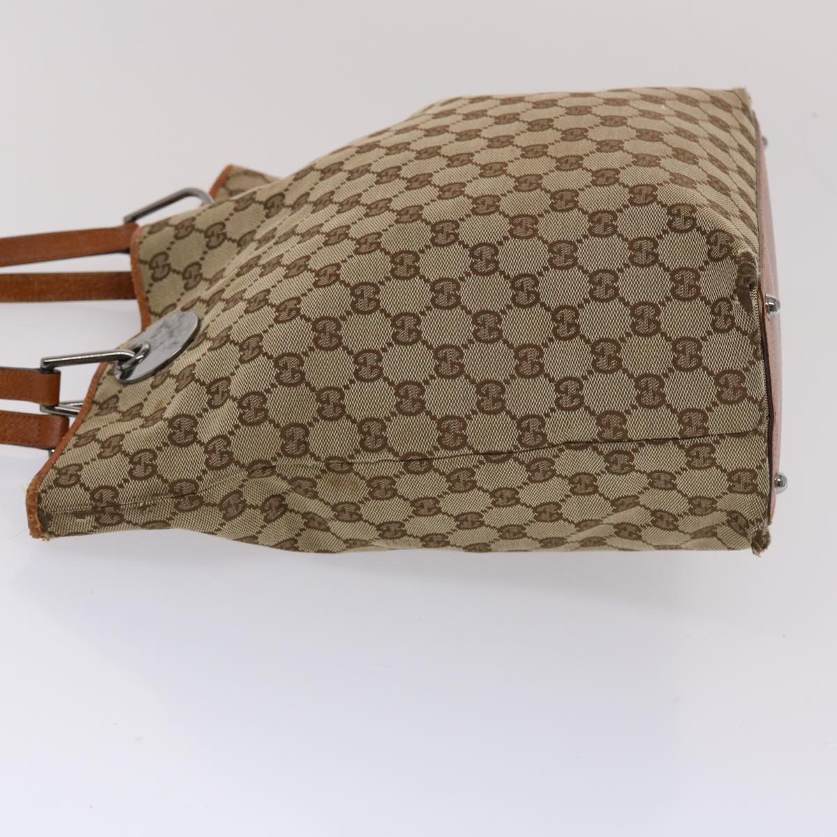 Gucci Leather Canvas Tote