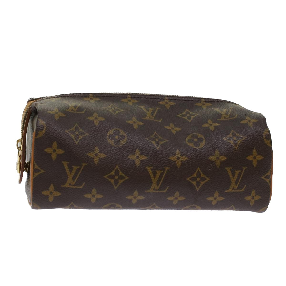 LOUIS VUITTON Monogram Trousse Patte Pression Cosmetic Pouch Auth