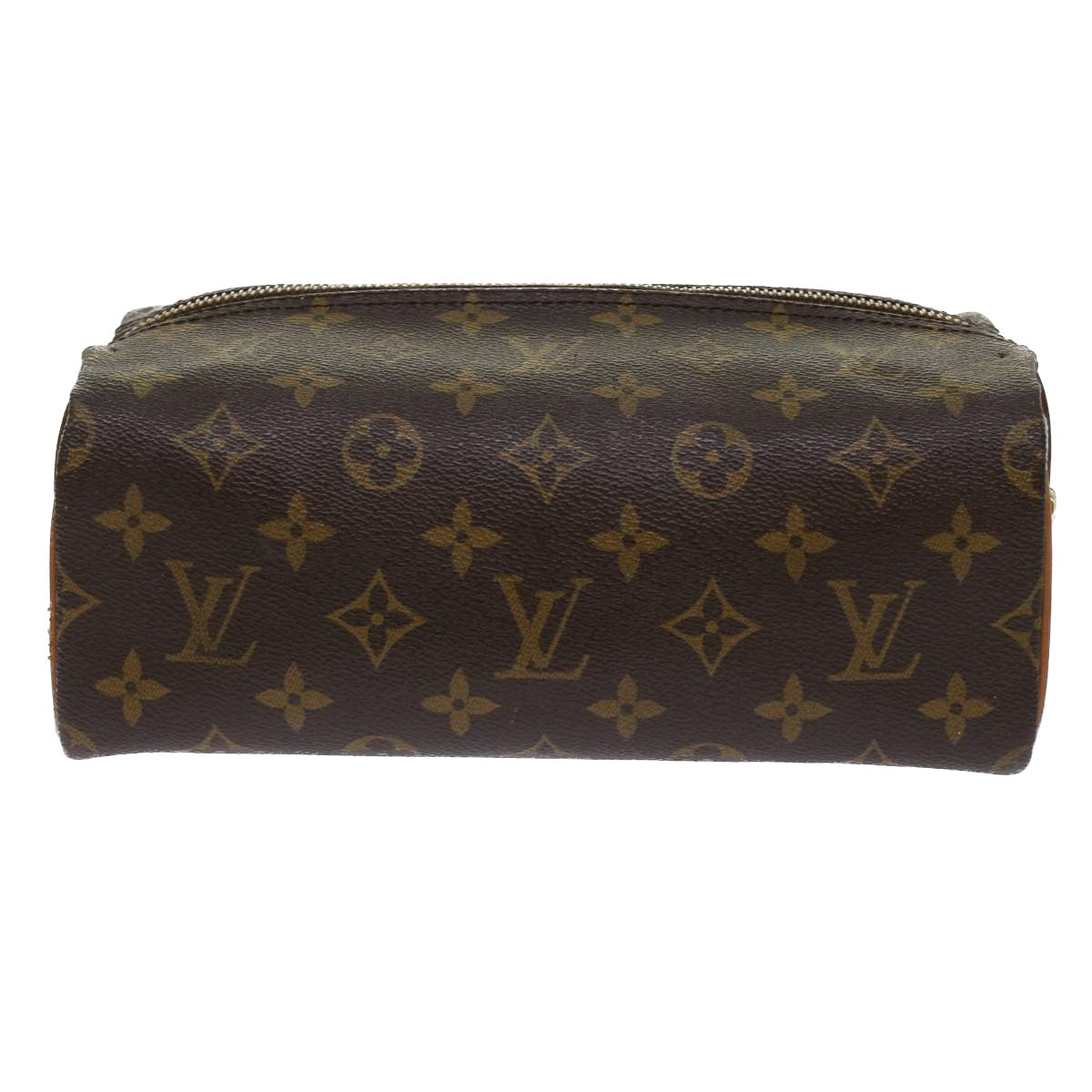 LOUIS VUITTON Monogram Trousse Patte Pression Cosmetic Pouch Auth
