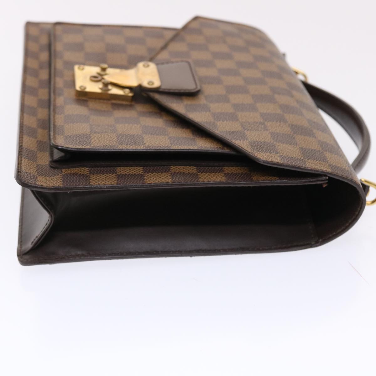 LOUIS VUITTON Damier Ebene Monceau 28 Hand Bag SPO 2way LV Auth