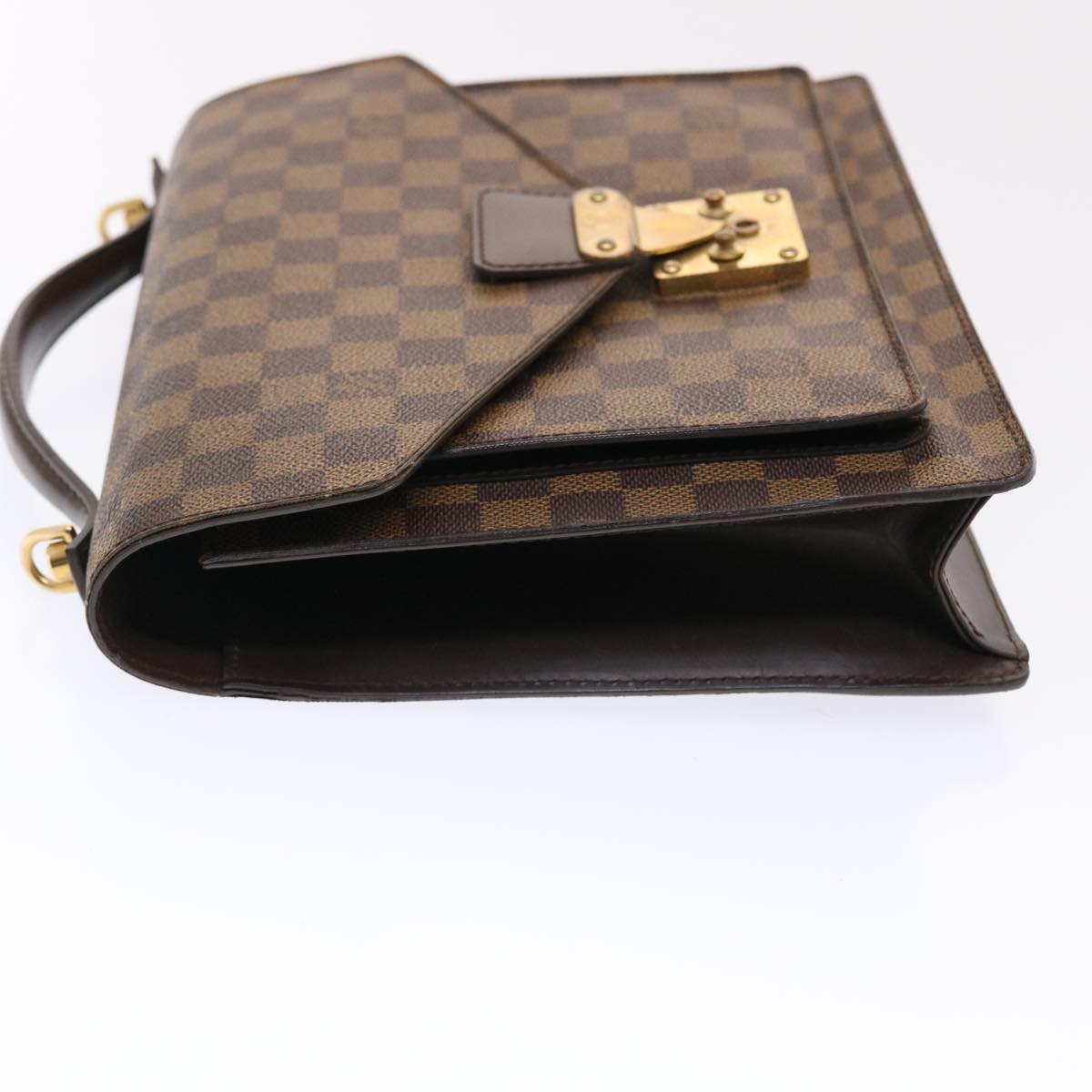 LOUIS VUITTON Damier Ebene Monceau 28 Hand Bag SPO 2way LV Auth
