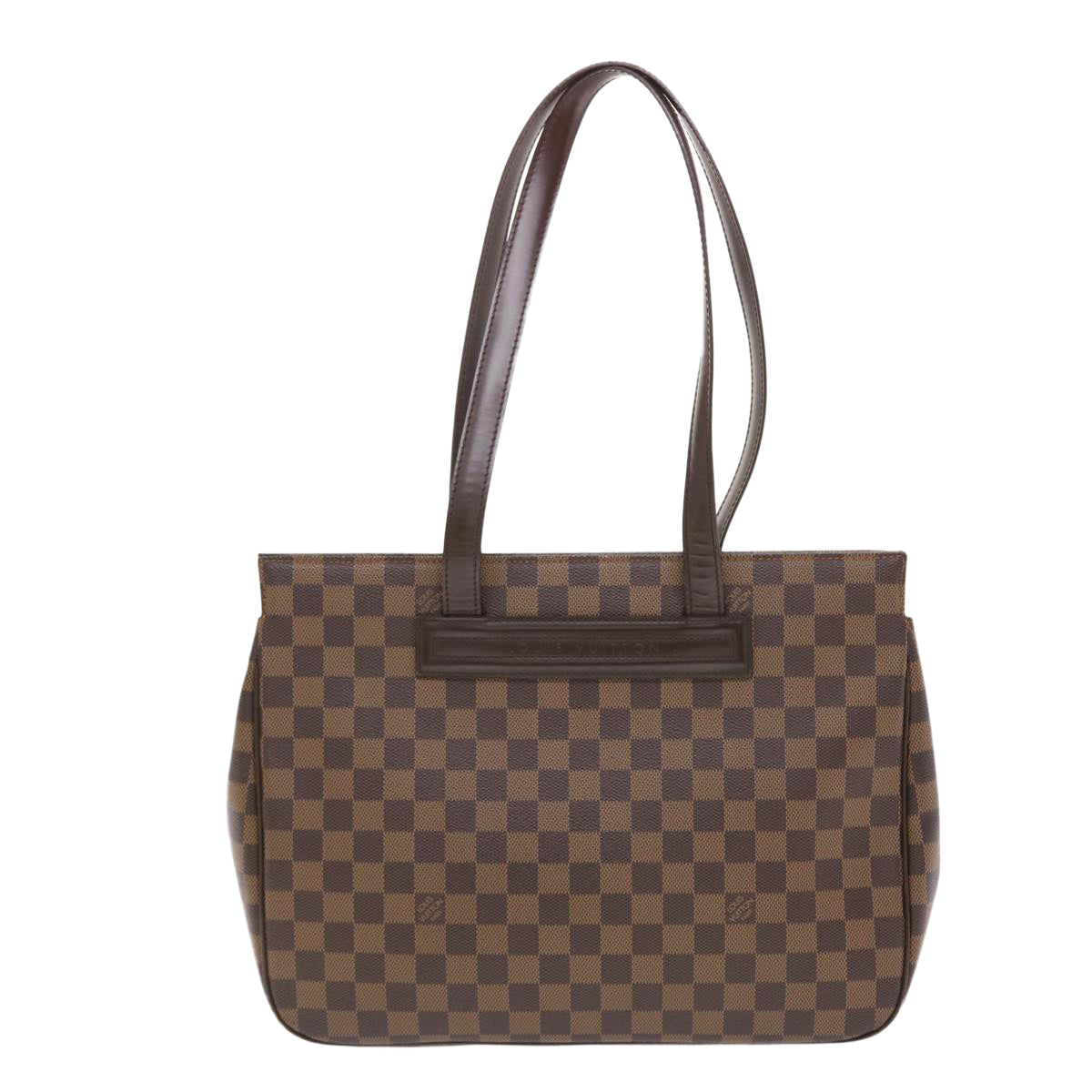 LOUIS VUITTON Damier Ebene Parioli PM Tote Bag LV Auth