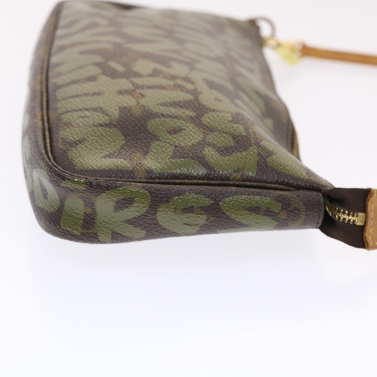 LOUIS VUITTON Monogram Graffiti Pochette Accessoires Pouch LV Auth