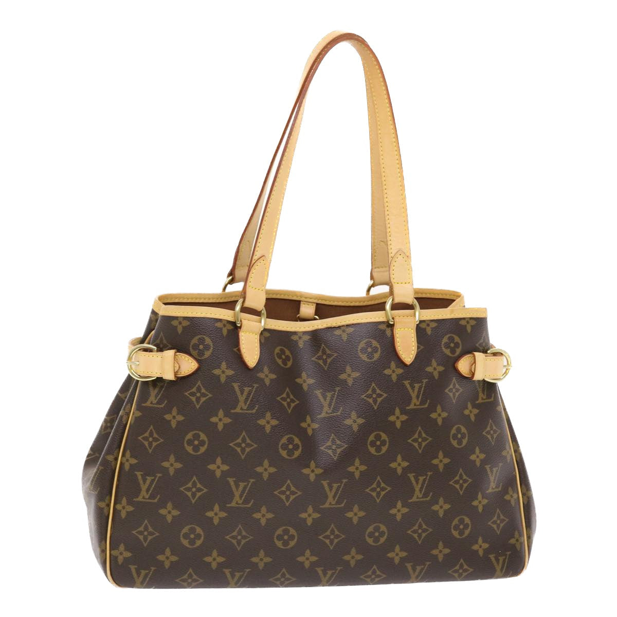 LOUIS VUITTON Monogram Batignolles Horizontal Tote Bag LV Auth