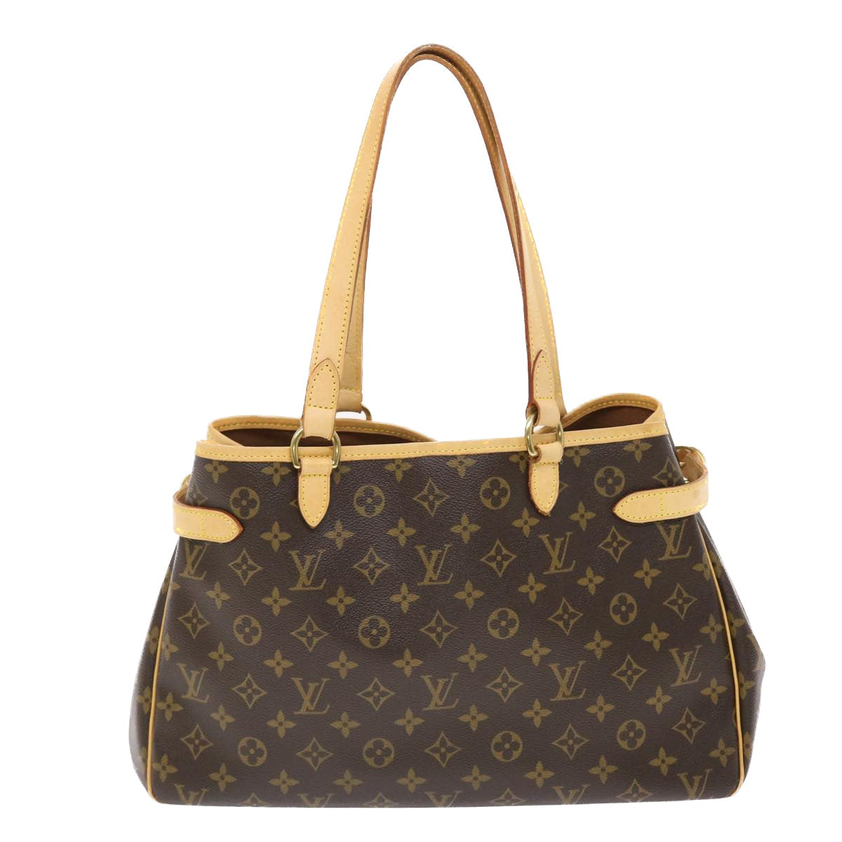 LOUIS VUITTON Monogram Batignolles Horizontal Tote Bag LV Auth