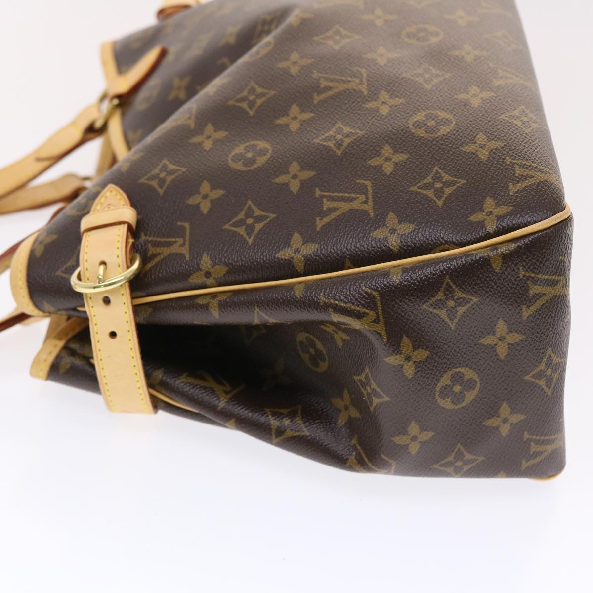 LOUIS VUITTON Monogram Batignolles Horizontal Tote Bag LV Auth