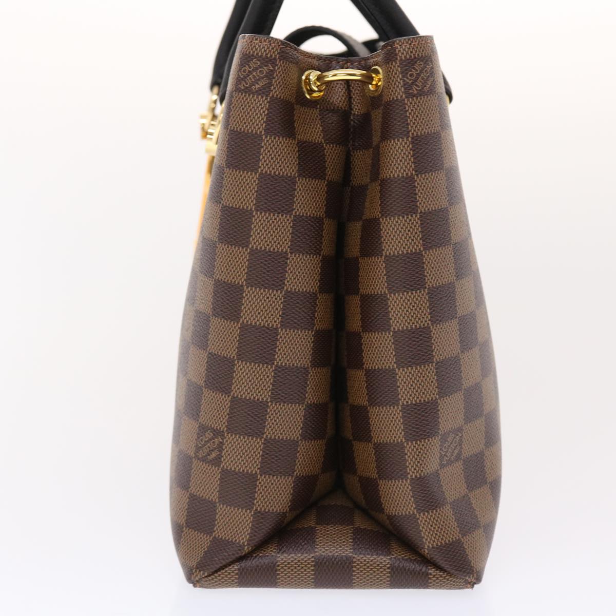 LOUIS VUITTON Damier Ebene Riverside Hand Bag 2way LV Auth 49497A