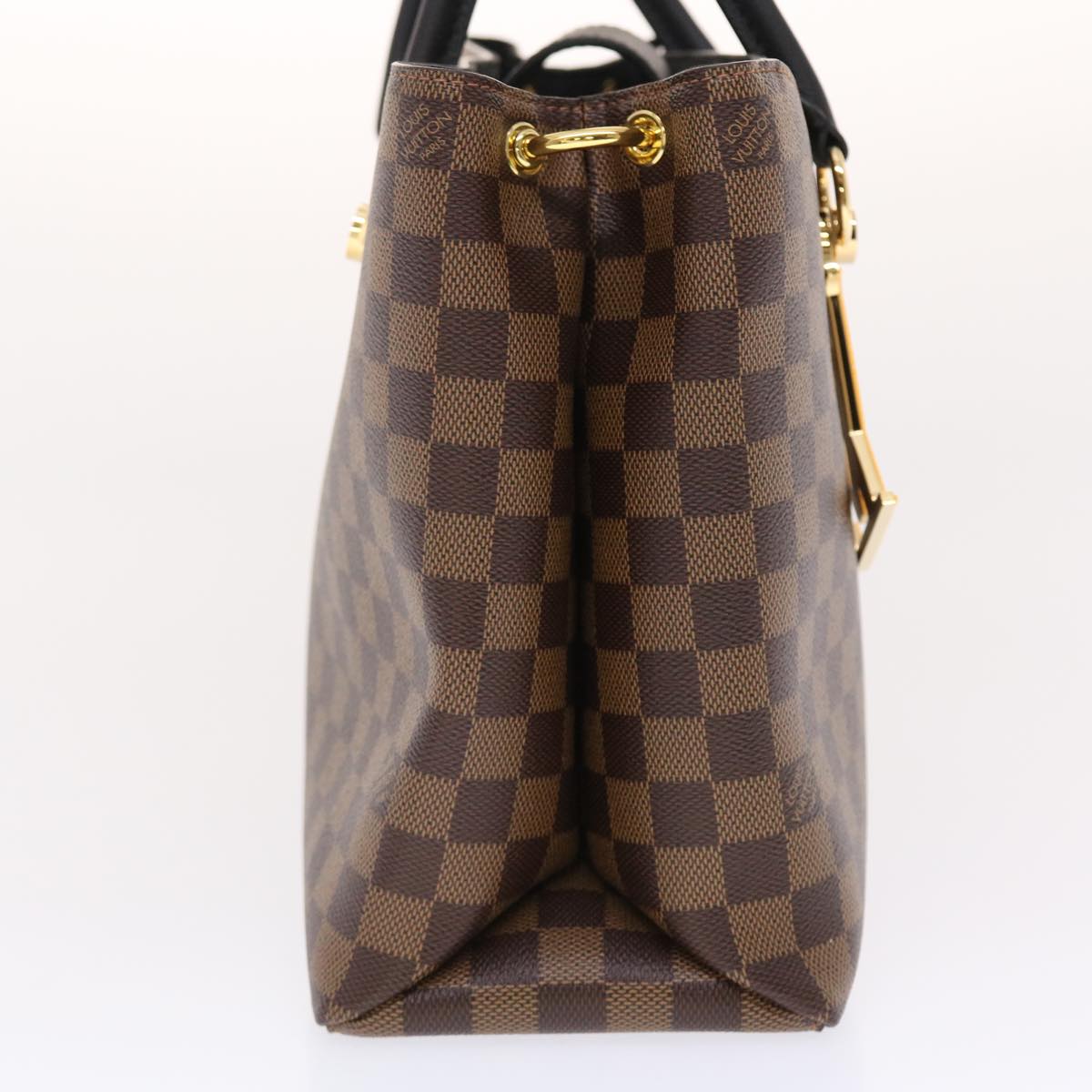 LOUIS VUITTON Damier Ebene Riverside Hand Bag 2way LV Auth 49497A