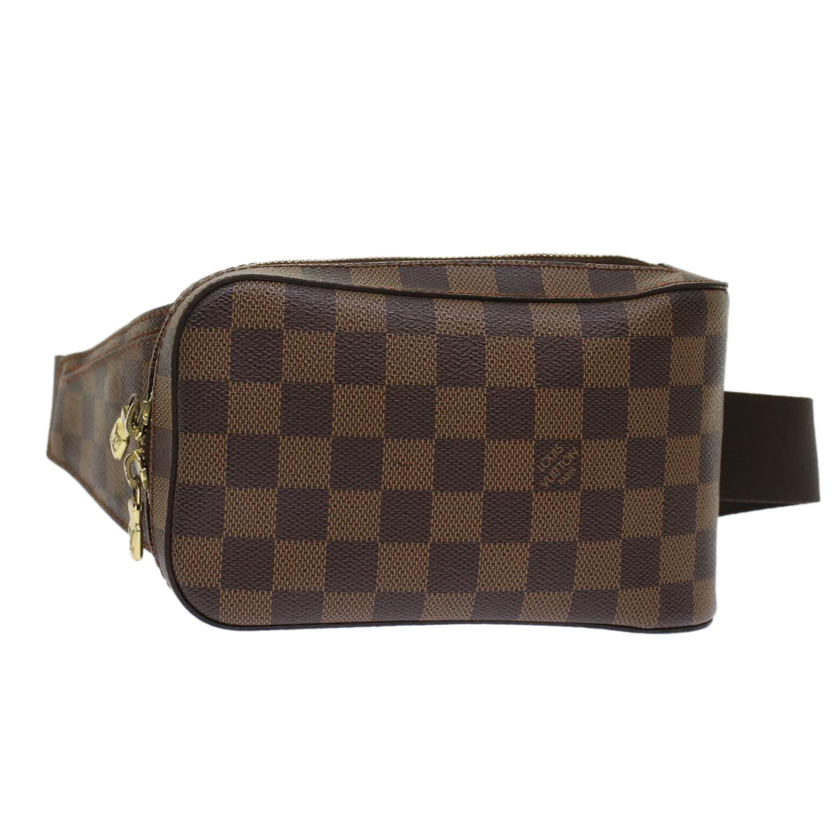 LOUIS VUITTON Damier Ebene Geronimos Shoulder Bag LV Auth