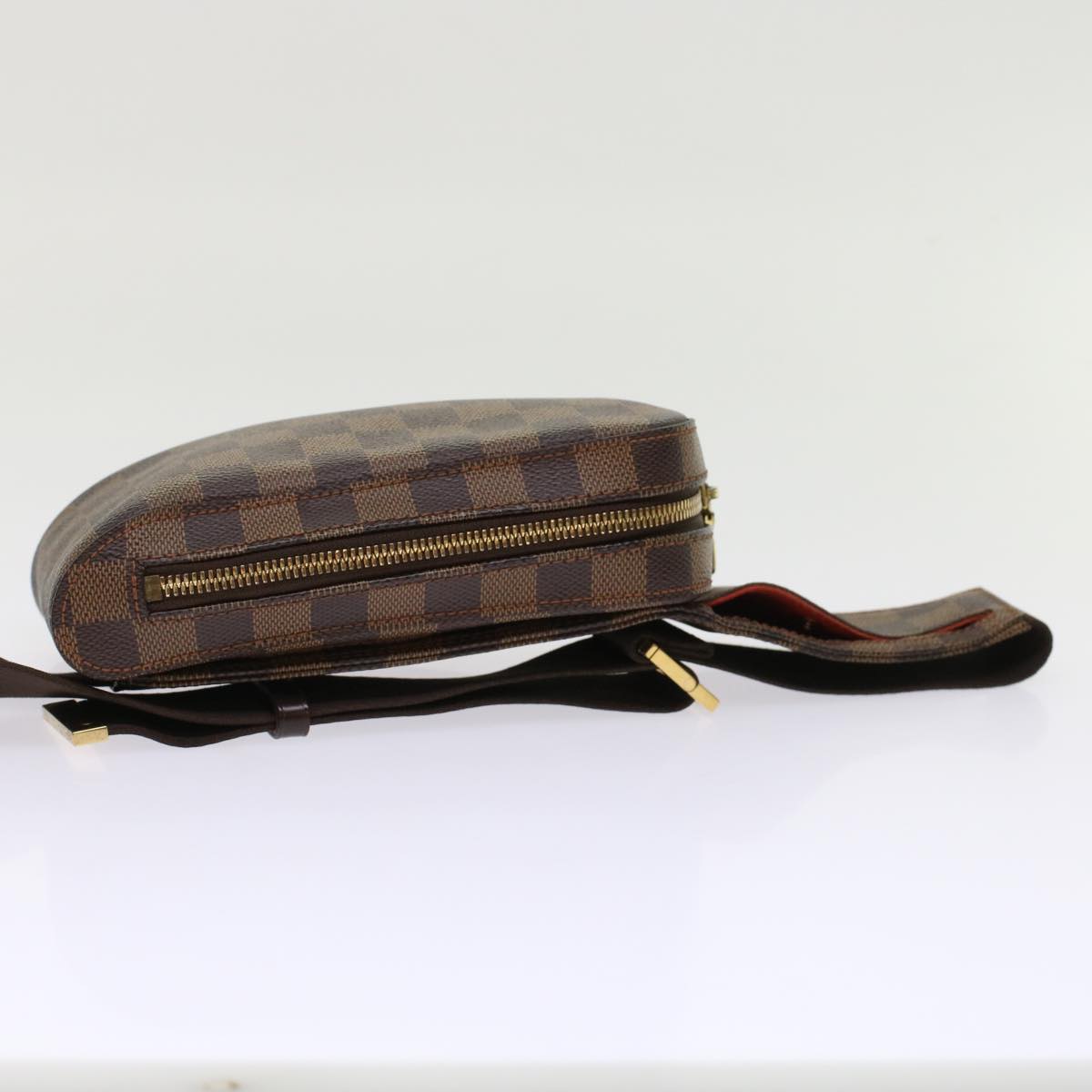 LOUIS VUITTON Damier Ebene Geronimos Shoulder Bag LV Auth