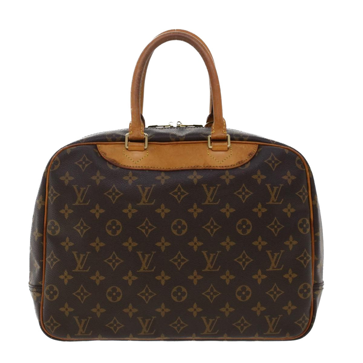 LOUIS VUITTON Monogram Deauville Hand Bag LV Auth