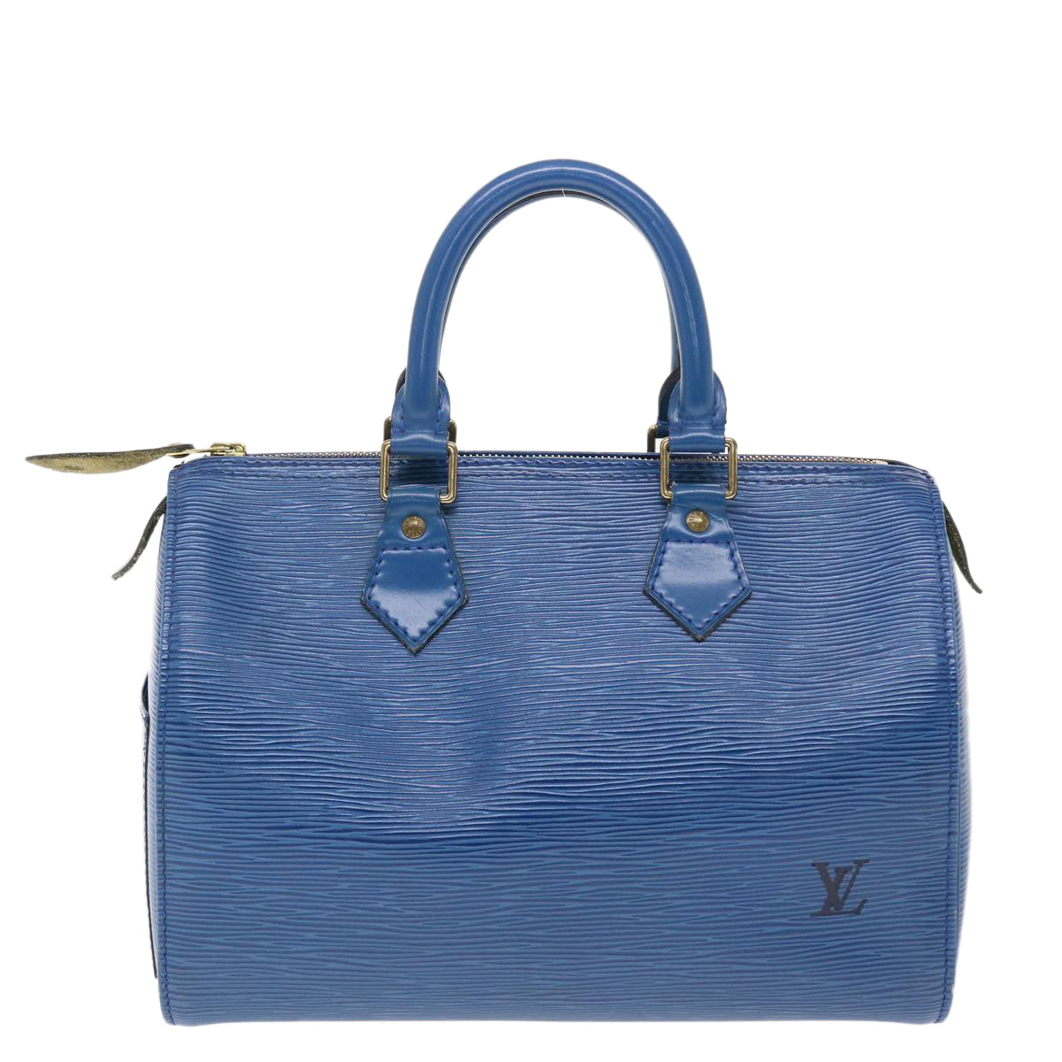 LOUIS VUITTON Epi Hand Bag Toledo Blue LV Auth