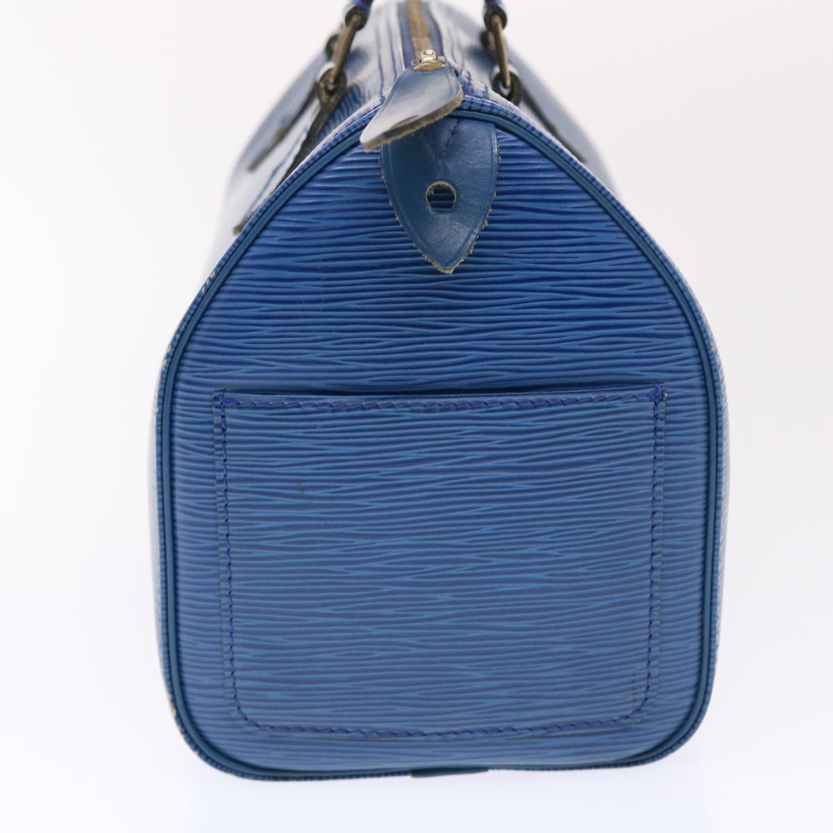LOUIS VUITTON Epi Hand Bag Toledo Blue LV Auth