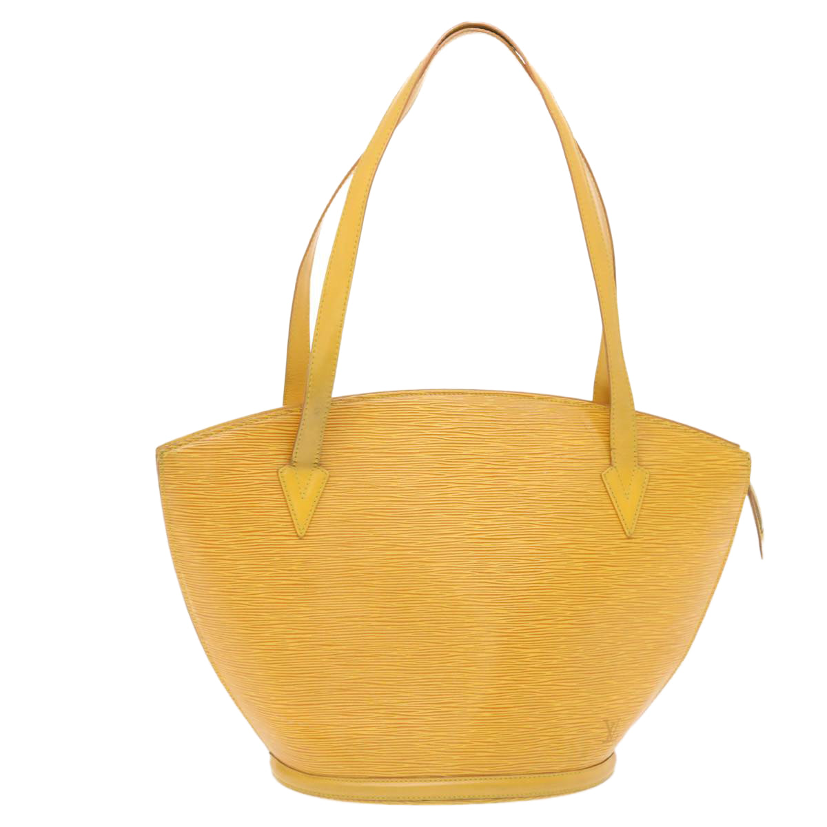 LOUIS VUITTON Epi Saint Jacques Shopping Shoulder Bag Yellow Auth