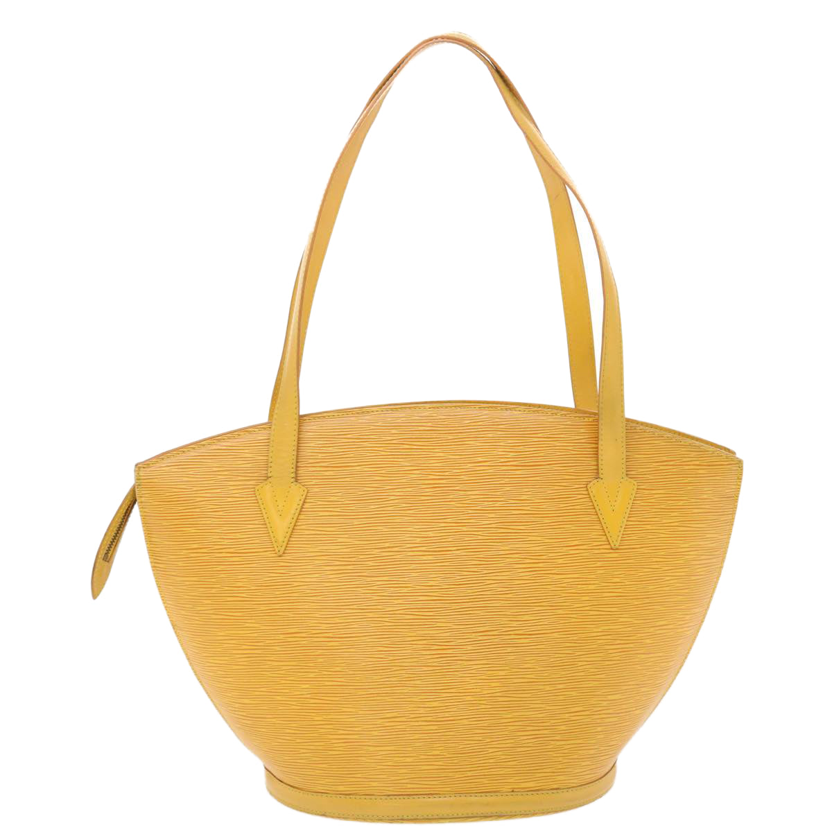 LOUIS VUITTON Epi Saint Jacques Shopping Shoulder Bag Yellow Auth