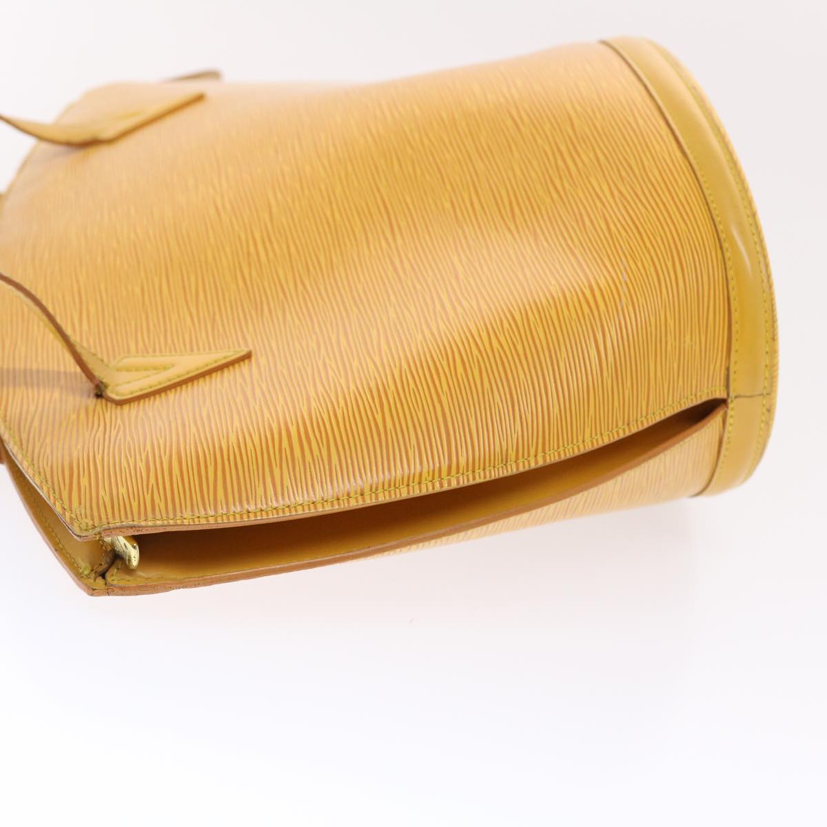 LOUIS VUITTON Epi Saint Jacques Shopping Shoulder Bag Yellow Auth