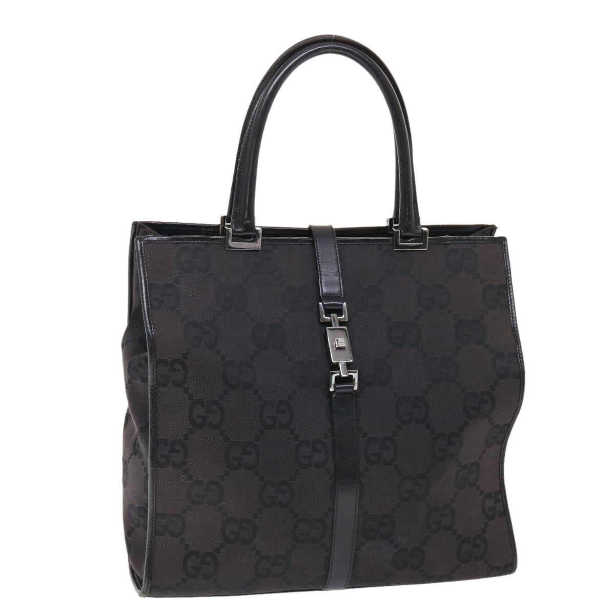 Gucci Leather Canvas Tote