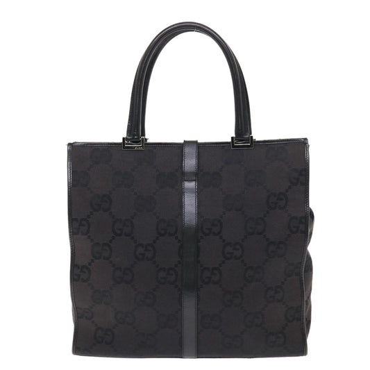 Gucci Leather Canvas Tote