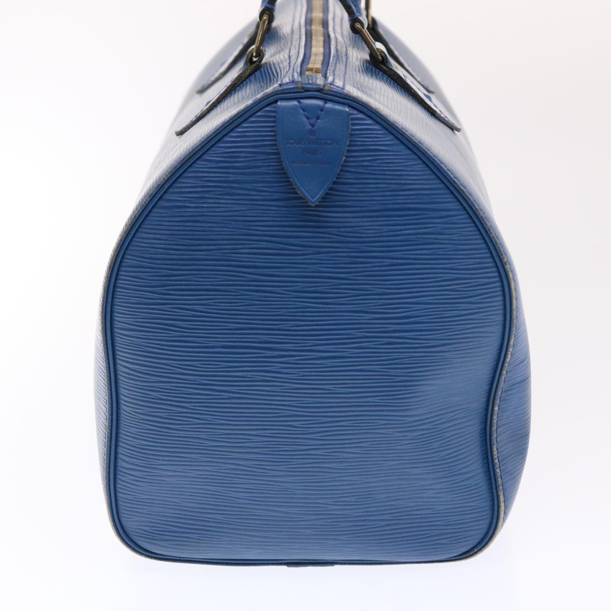 LOUIS VUITTON Epi Hand Bag Toledo Blue LV Auth