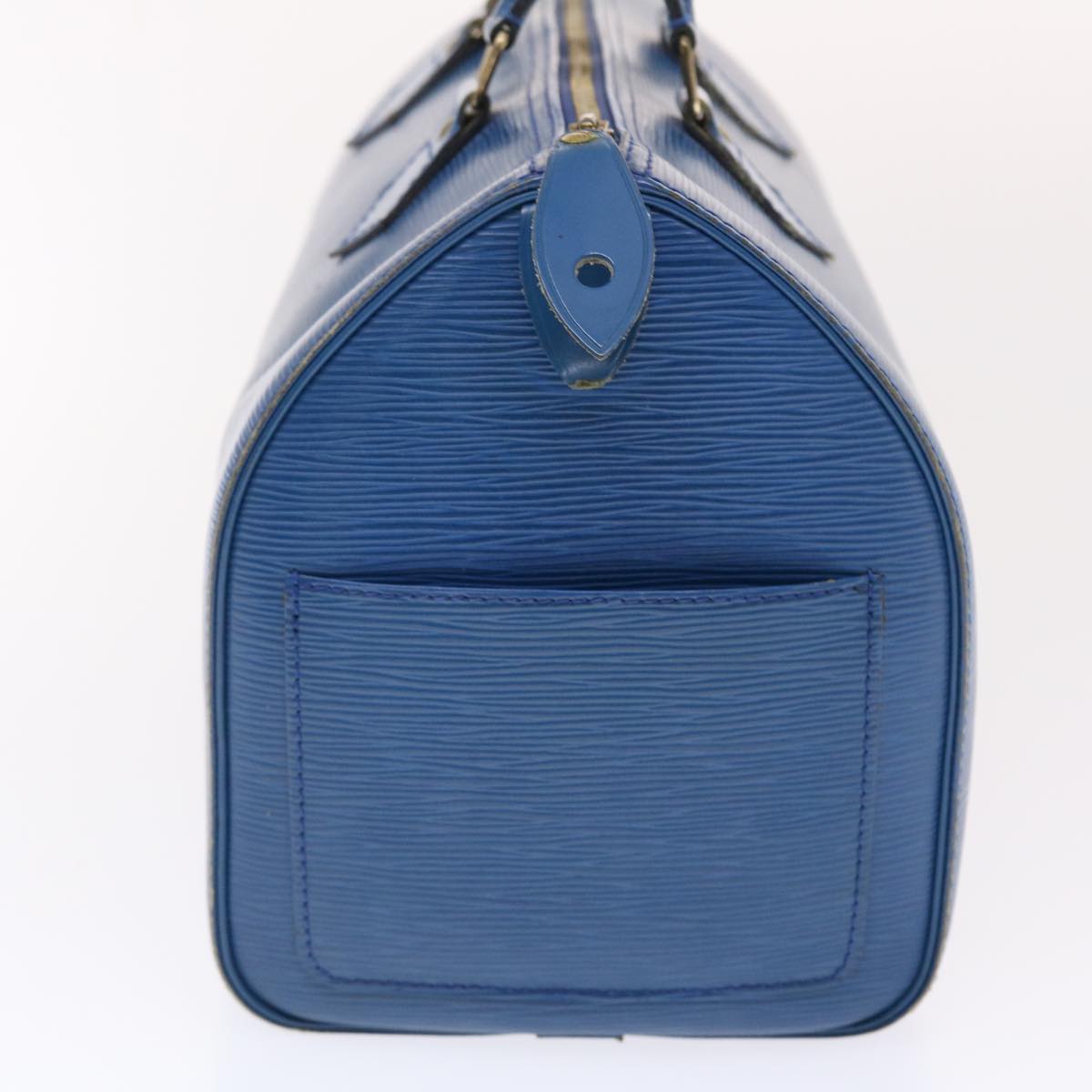 LOUIS VUITTON Epi Hand Bag Toledo Blue LV Auth