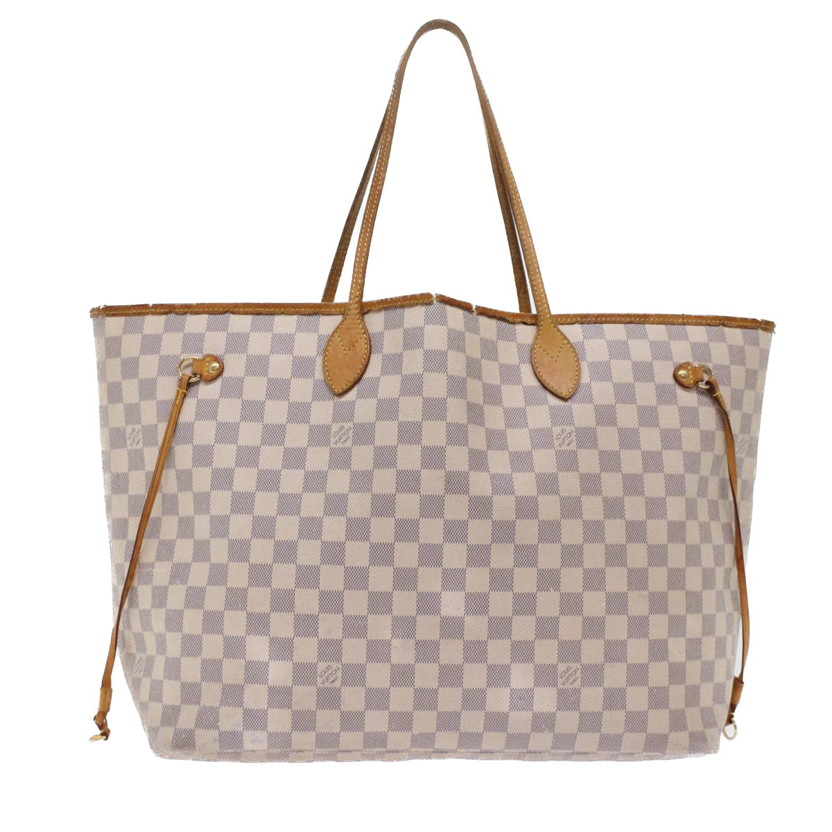 LOUIS VUITTON Damier Azur Neverfull GM Tote Bag LV Auth