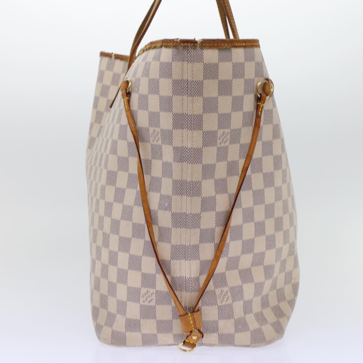 LOUIS VUITTON Damier Azur Neverfull GM Tote Bag LV Auth