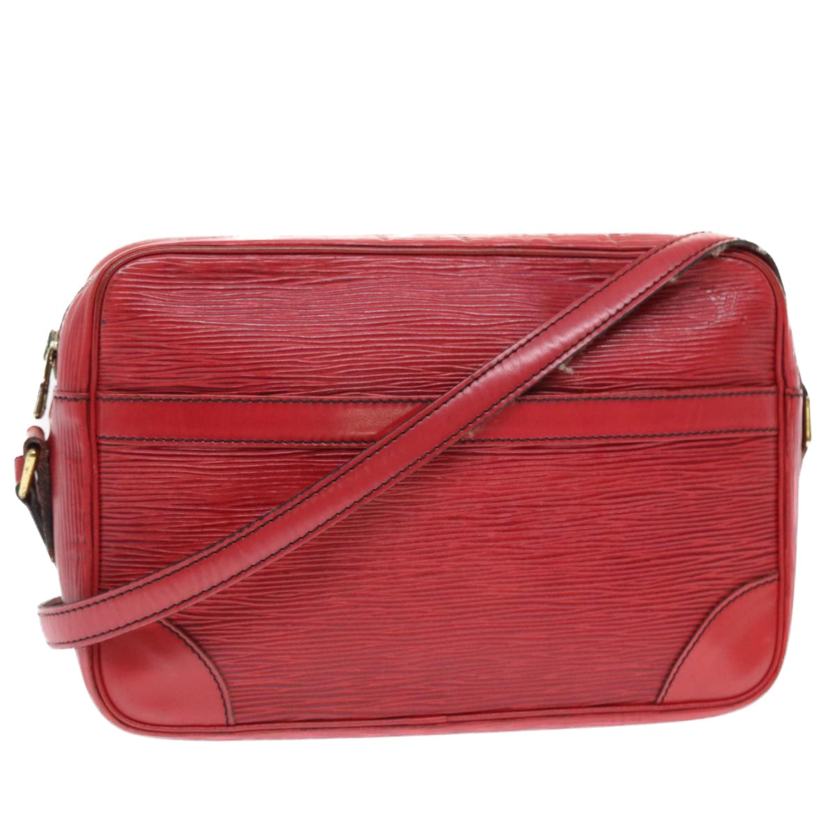 LOUIS VUITTON Epi Trocadero 27 Shoulder Bag Red LV Auth