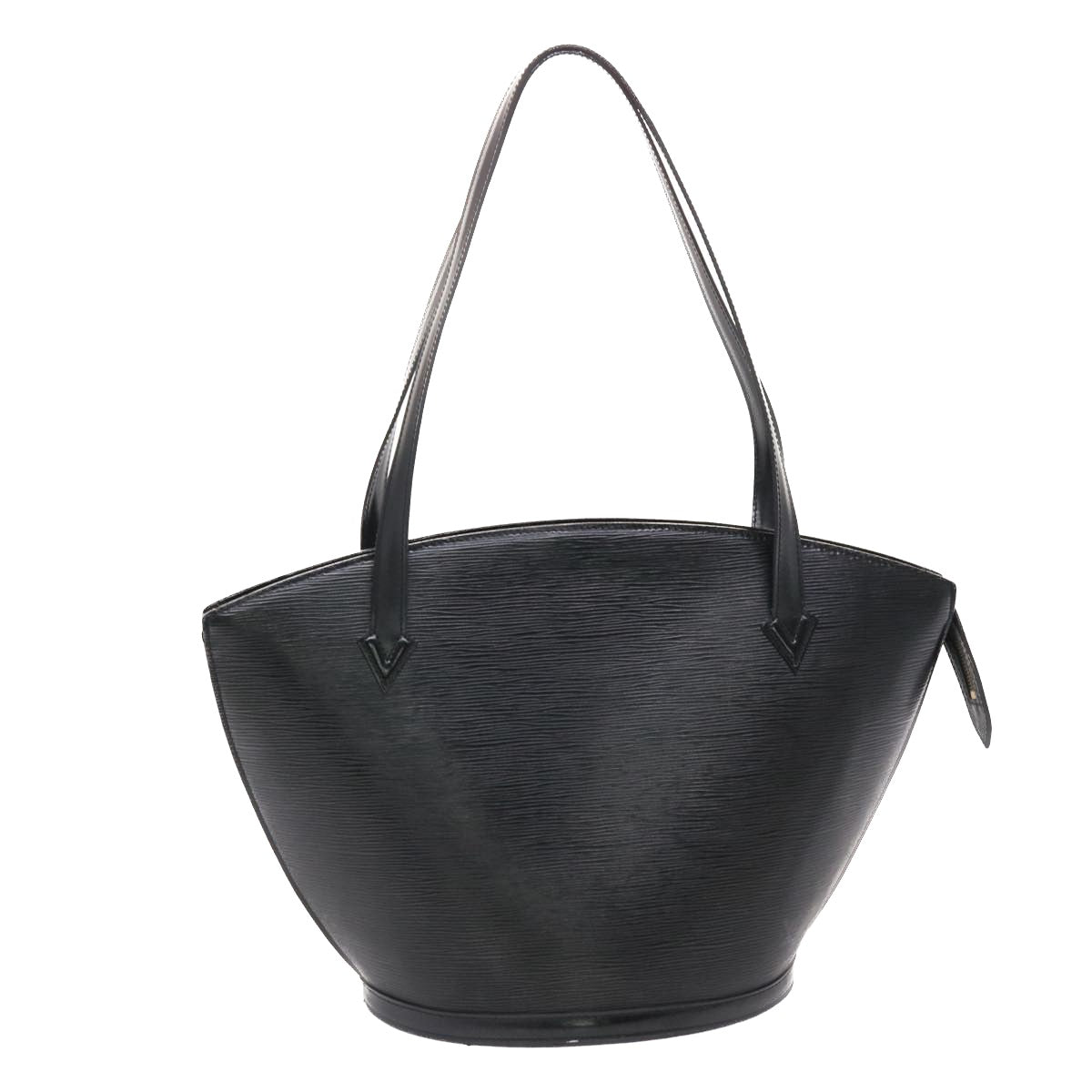 LOUIS VUITTON Epi Saint Jacques Shopping Shoulder Bag Black LV Auth