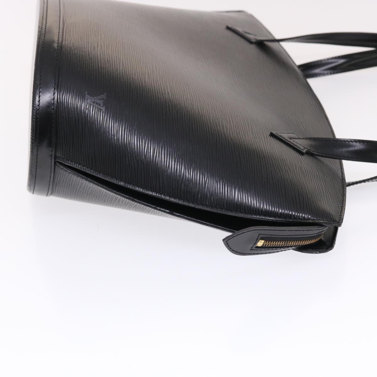 LOUIS VUITTON Epi Saint Jacques Shopping Shoulder Bag Black LV Auth