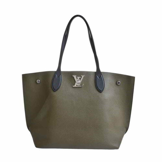 Louis Vuitton Green Leather handbag bag