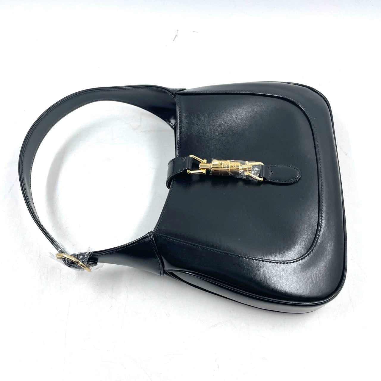 Gucci Jackie 1961 Black Leather Bag with Adjustable Strap Never Worn