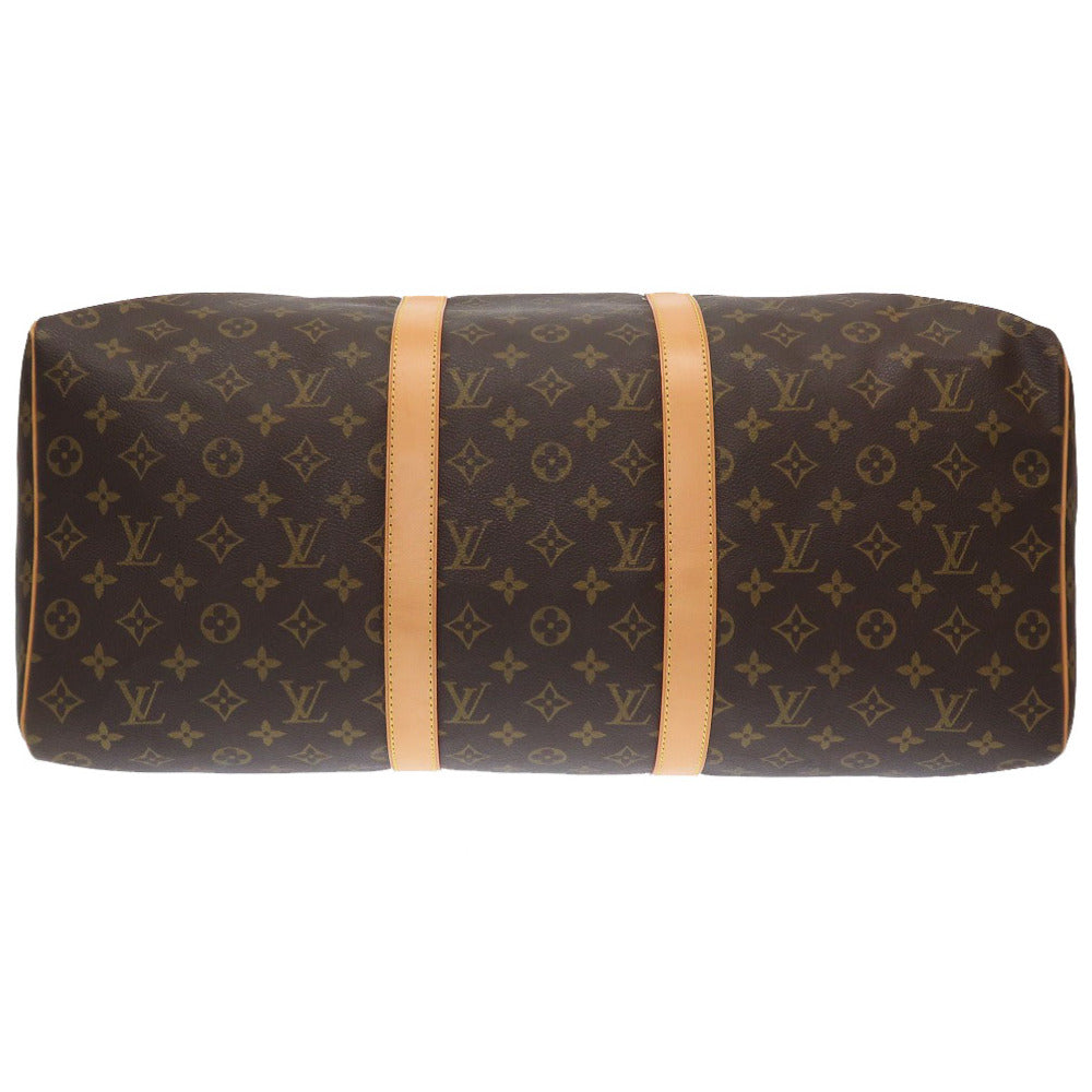 LOUIS VUITTON Boston Duffel bag Monogram canvas Brown Monogram Keepall 50 mens