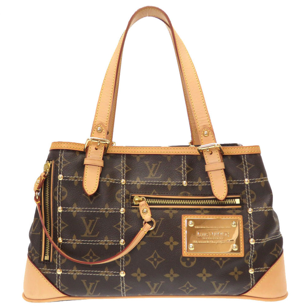LOUIS VUITTON Handbag Monogram canvas Brown Monogram Rivette Women