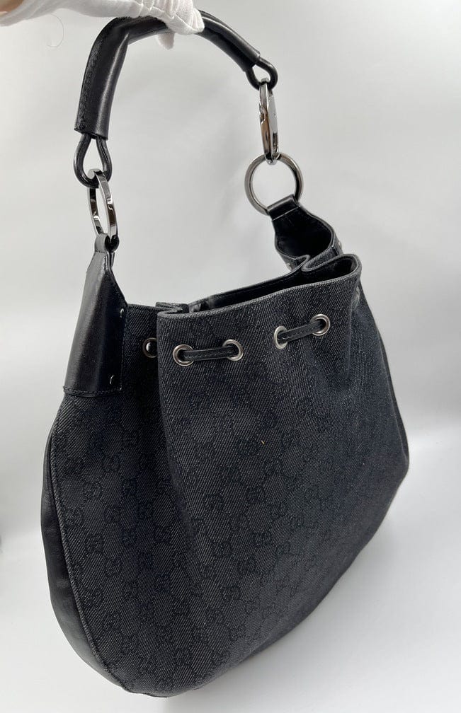 Gucci Leather Canvas Tote Style 24